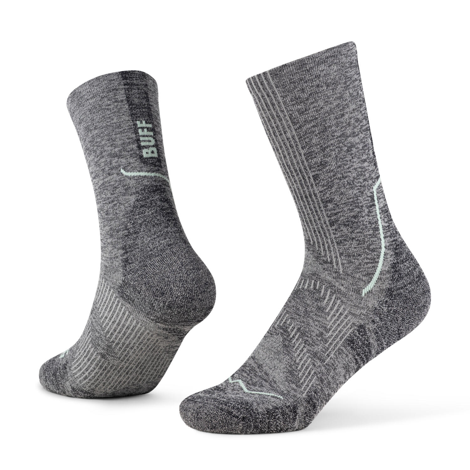 Calcetines DryFlx® caña alta Unisex Buff Gris 1/5