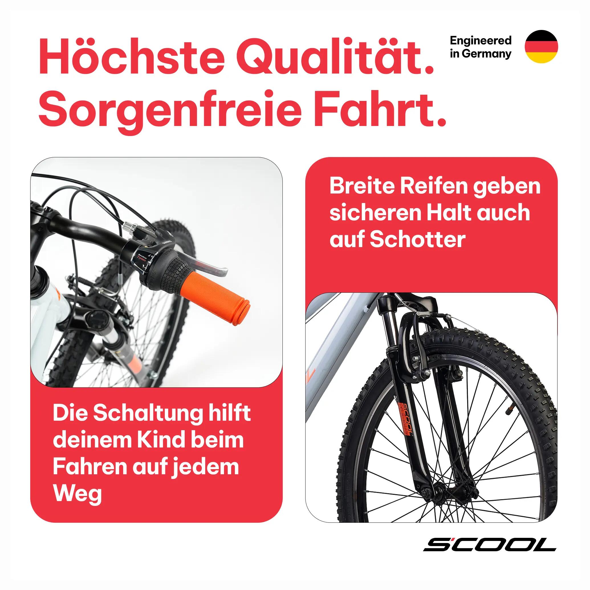 Vélo enfant 20/24/26 pouces Xroc pro 7 vitesses freins V-brake à partir de 6 ans 3/7