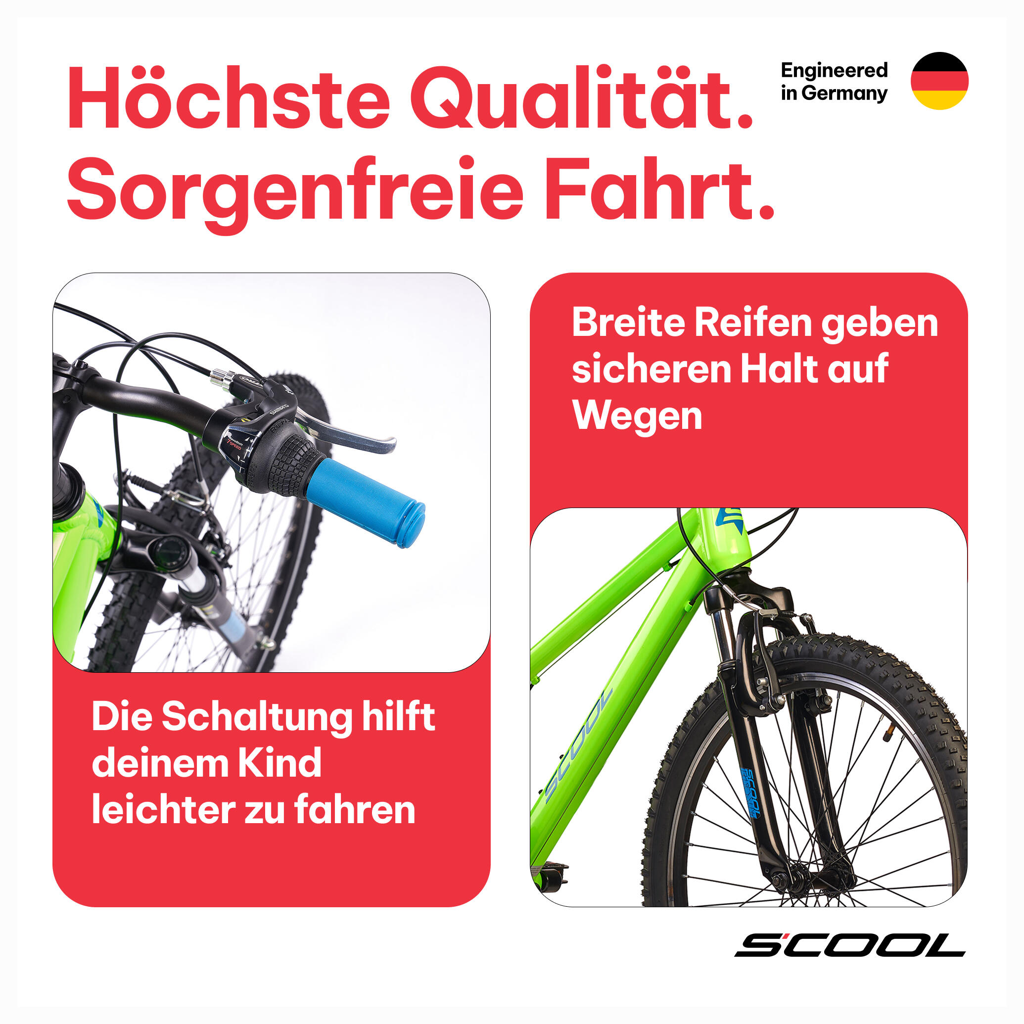 Vélo enfant 20/24/26 pouces Xroc pro 7 vitesses freins V-brake à partir de 6 ans 3/7