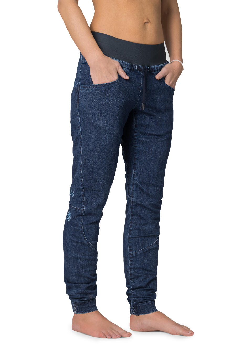 Damen Kletterhose Rafiki Cerro Jeans-Stretch, elastischer Bund, betonte Taschen 7/7