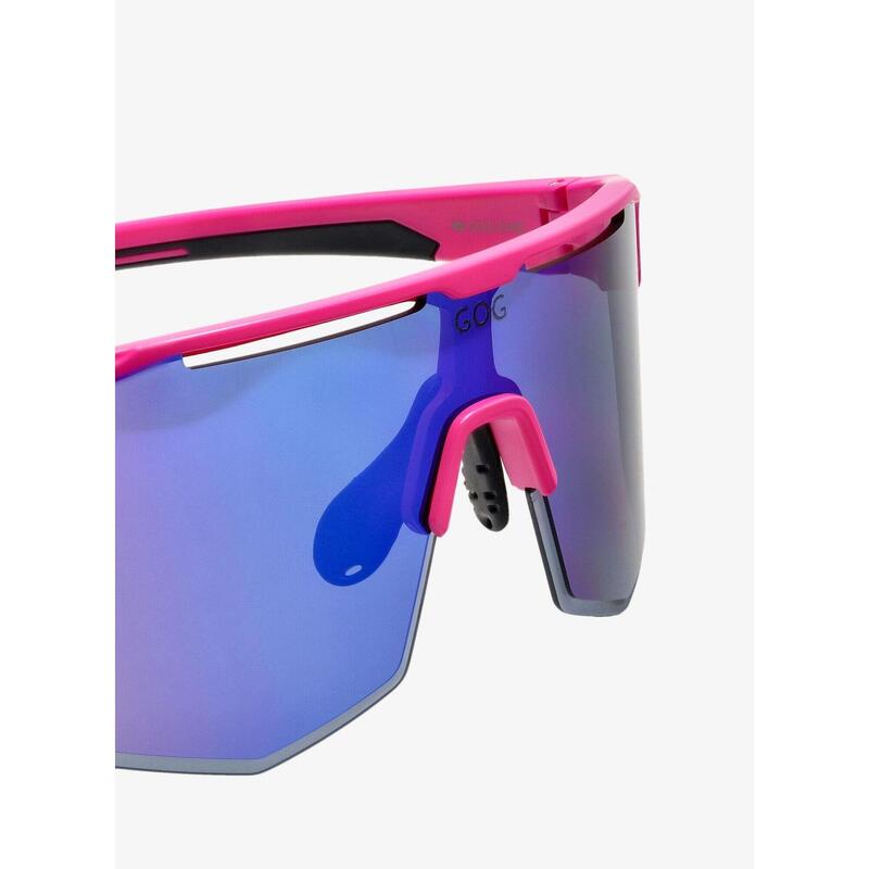 Okulary rowerowe GOG Athena - white/blue/matt neon pink