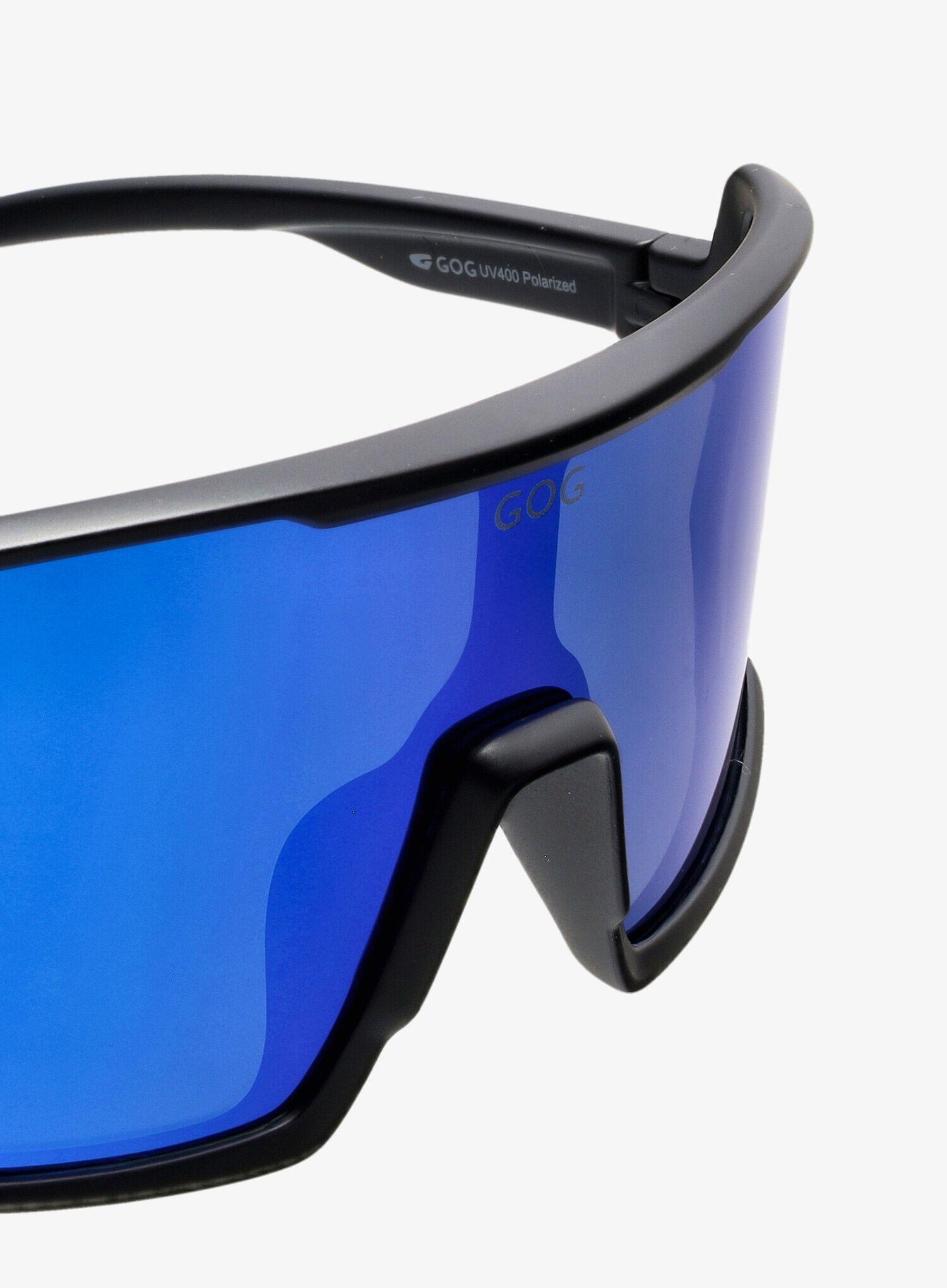 Okulary polaryzacyjne GOG Zeus - matt black/poly white/blue 6/7