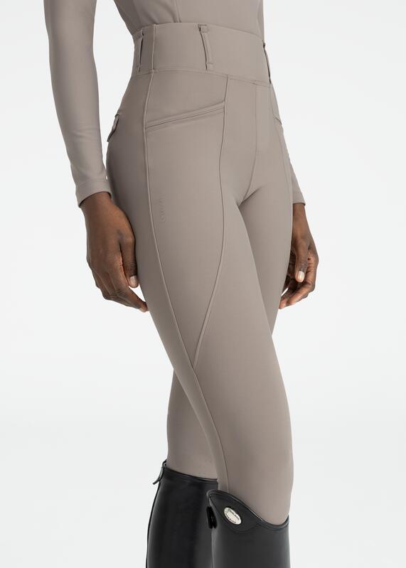 Leggings Pantalón Mujer Equitación Maximilian Pro Full Grip Topo 6/7