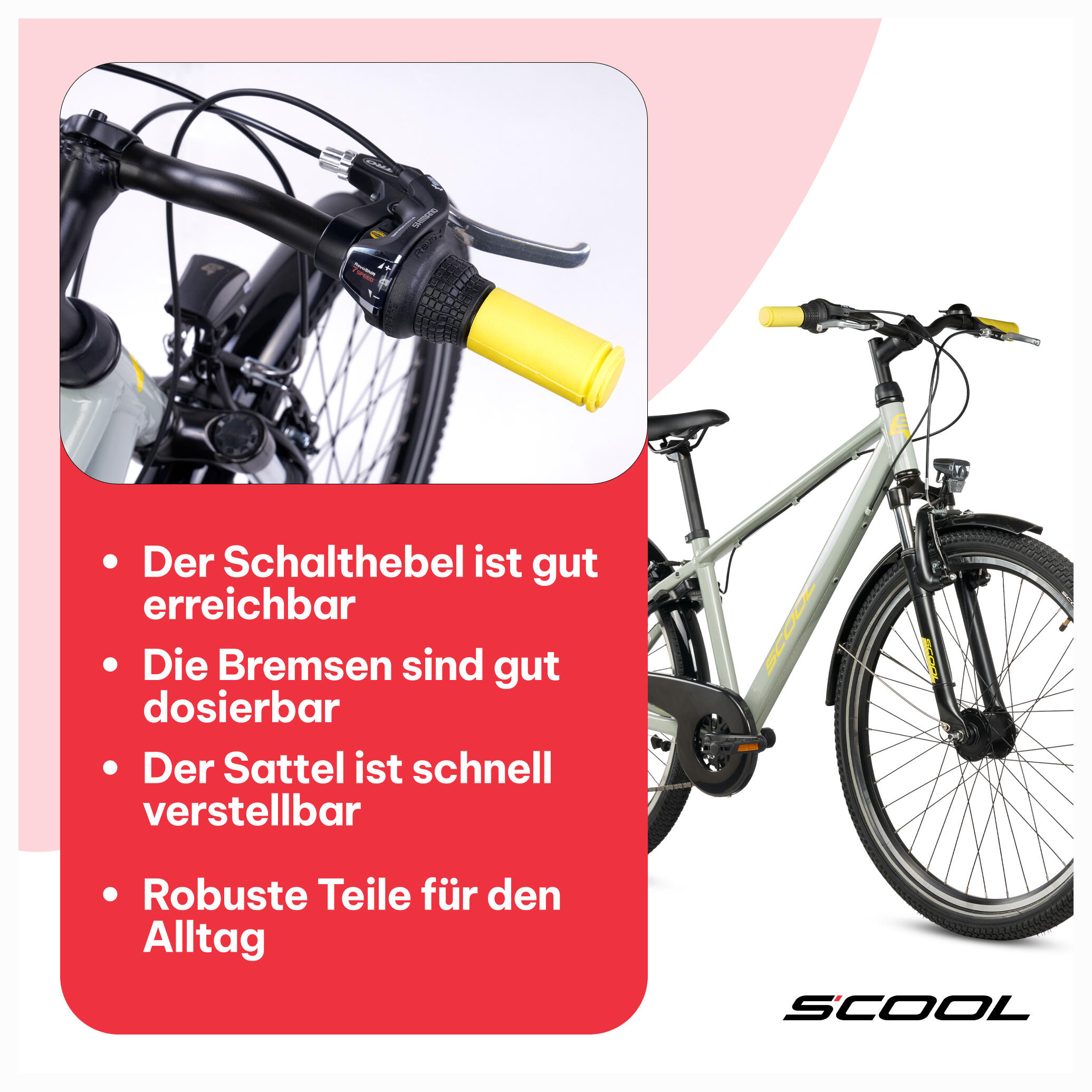 Kinderfiets 20/24/26 inch, 7-speed derailleur, troX Pro, aluminium (PRO) extra l 7/7