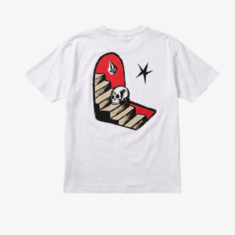 Kurzarmshirt Volcom Modell A4312672-WHT für männer 5/7