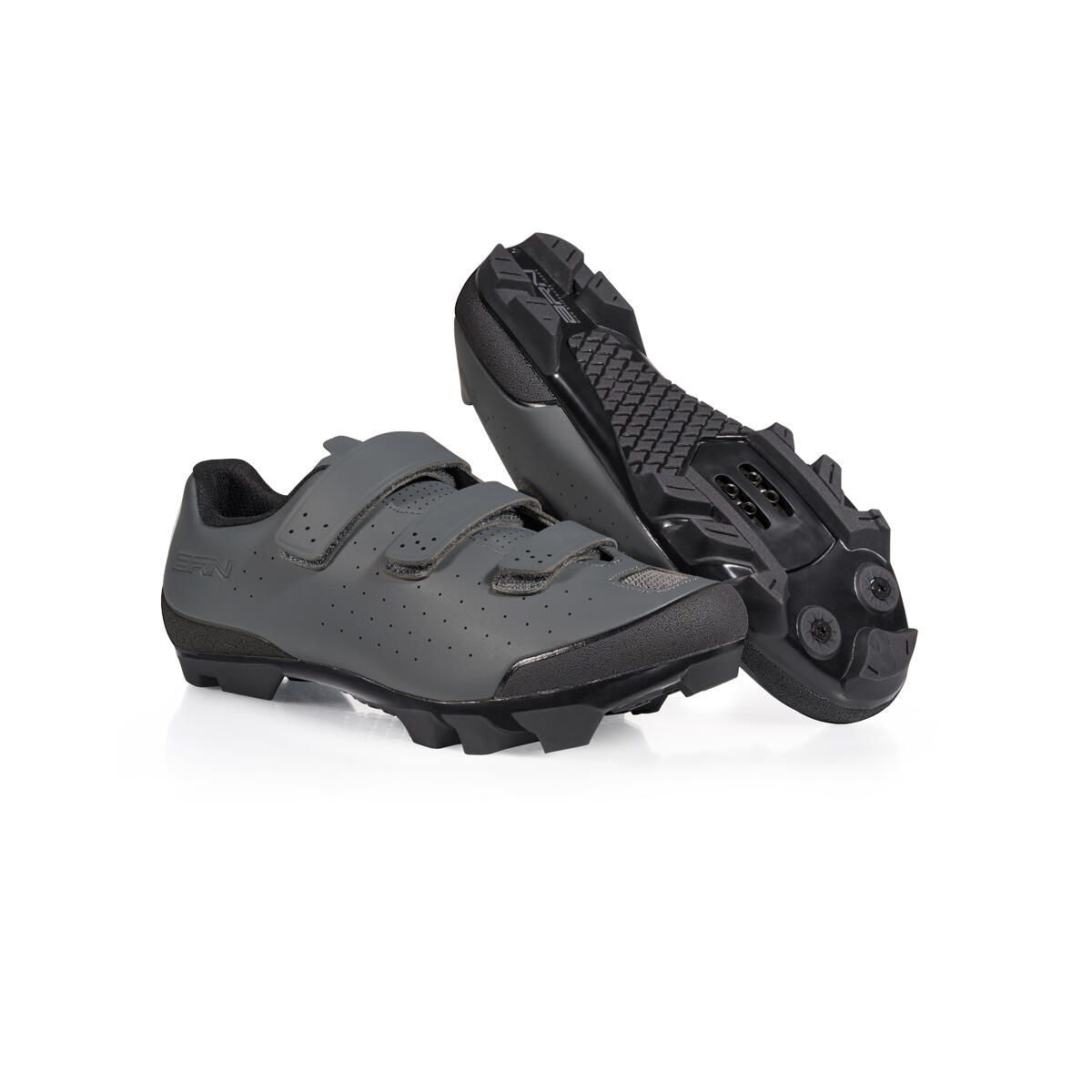 Scarpe BRN 3 Strappi 2.0 MTB grigie 2/2