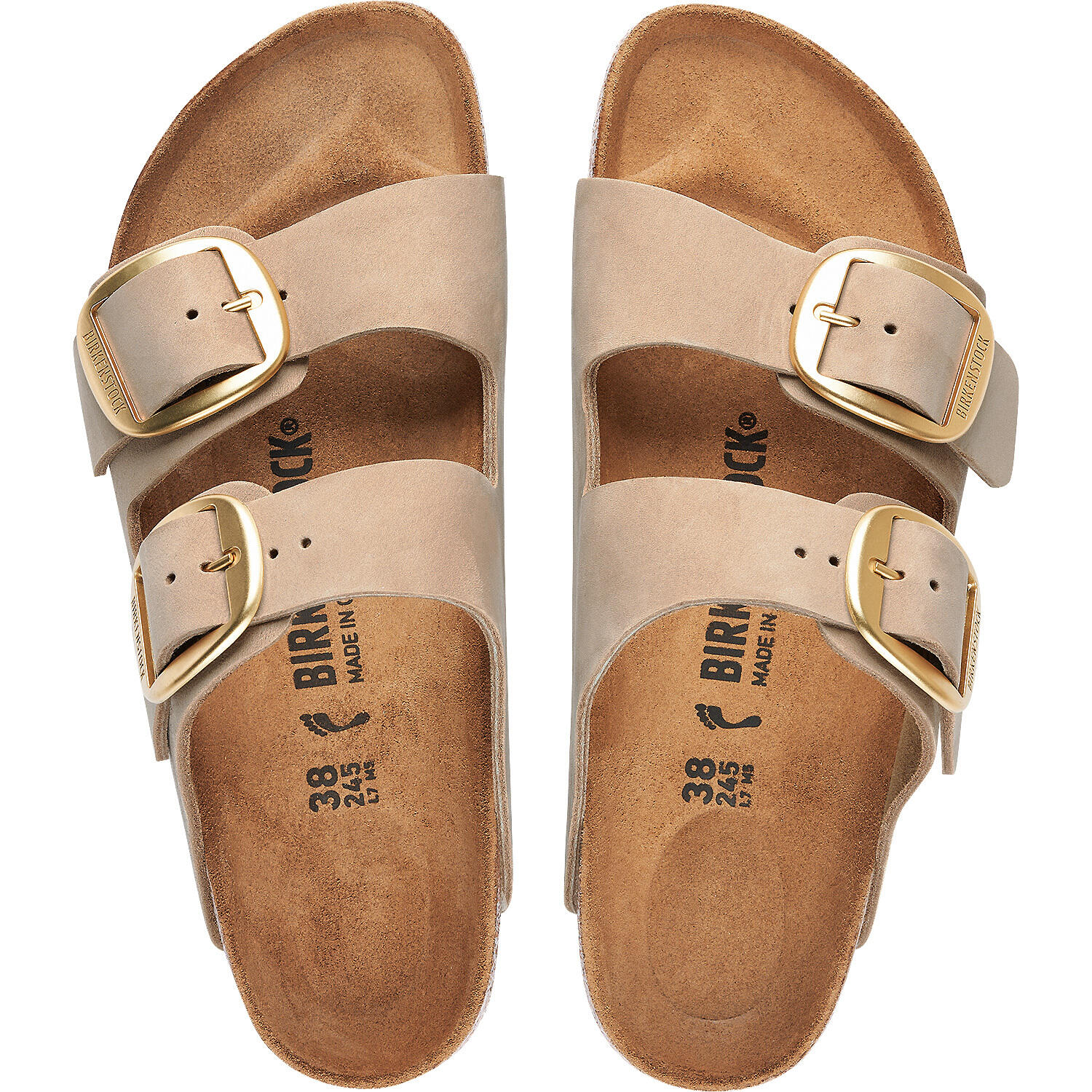 Ciabatta Donna ARIZONA BIG BUCKLE Sabbia 3/7