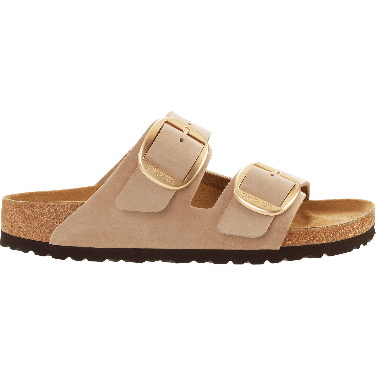 Sandali Bio Donna Birkenstock Arizona Big Buckle Beige 2/5