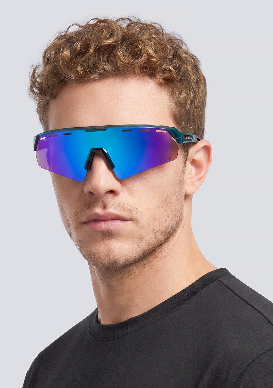 Gafas De Sol Deportivas D. Franklin Thunder Fifty Low Teal 3/5