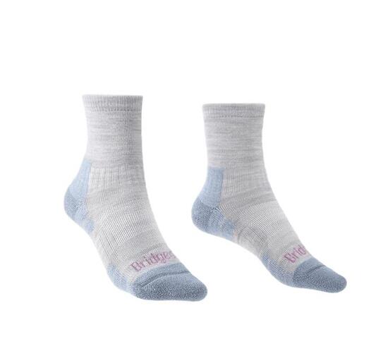 Bridgedale Dames Merino Wol Sokken Grijs Blauw
