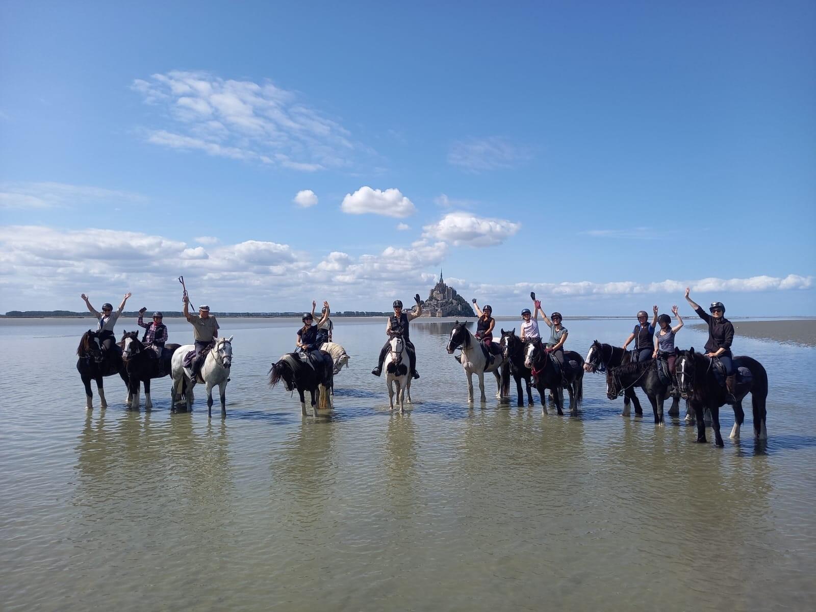 Randonnée équestre entre Cancale et le Mont Saint-Michel 1/1
