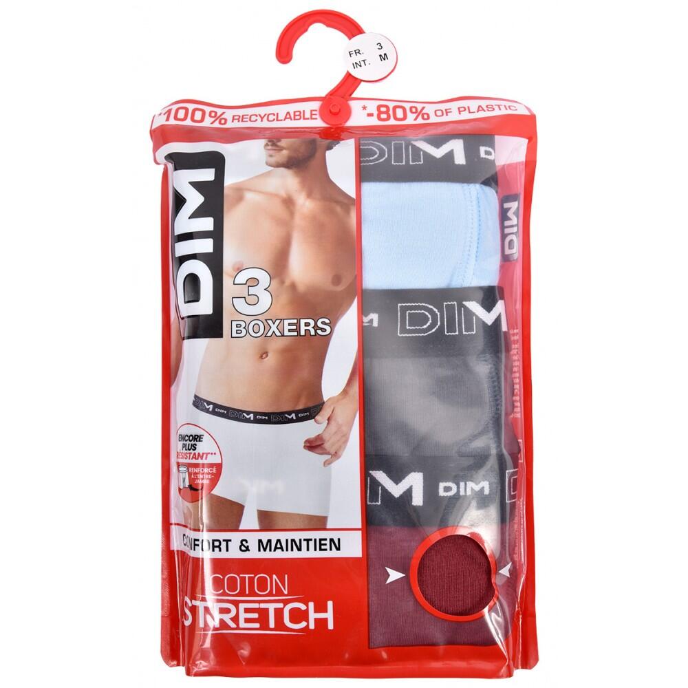 Cuecas Boxer DIM Pack de 3 3/6