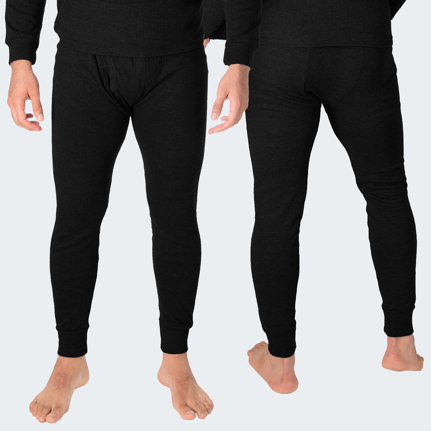 Thermounterhose Herren | Sportunterhose | Innenfleece | Schwarz 7/7