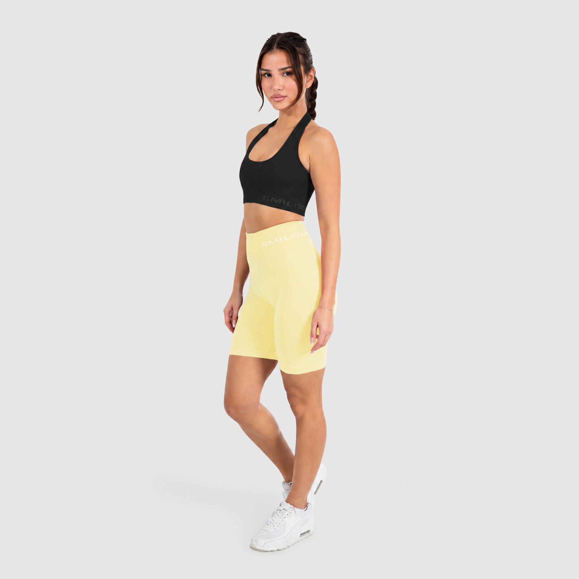 Damen Short Leggings Azura Gelb 3/5