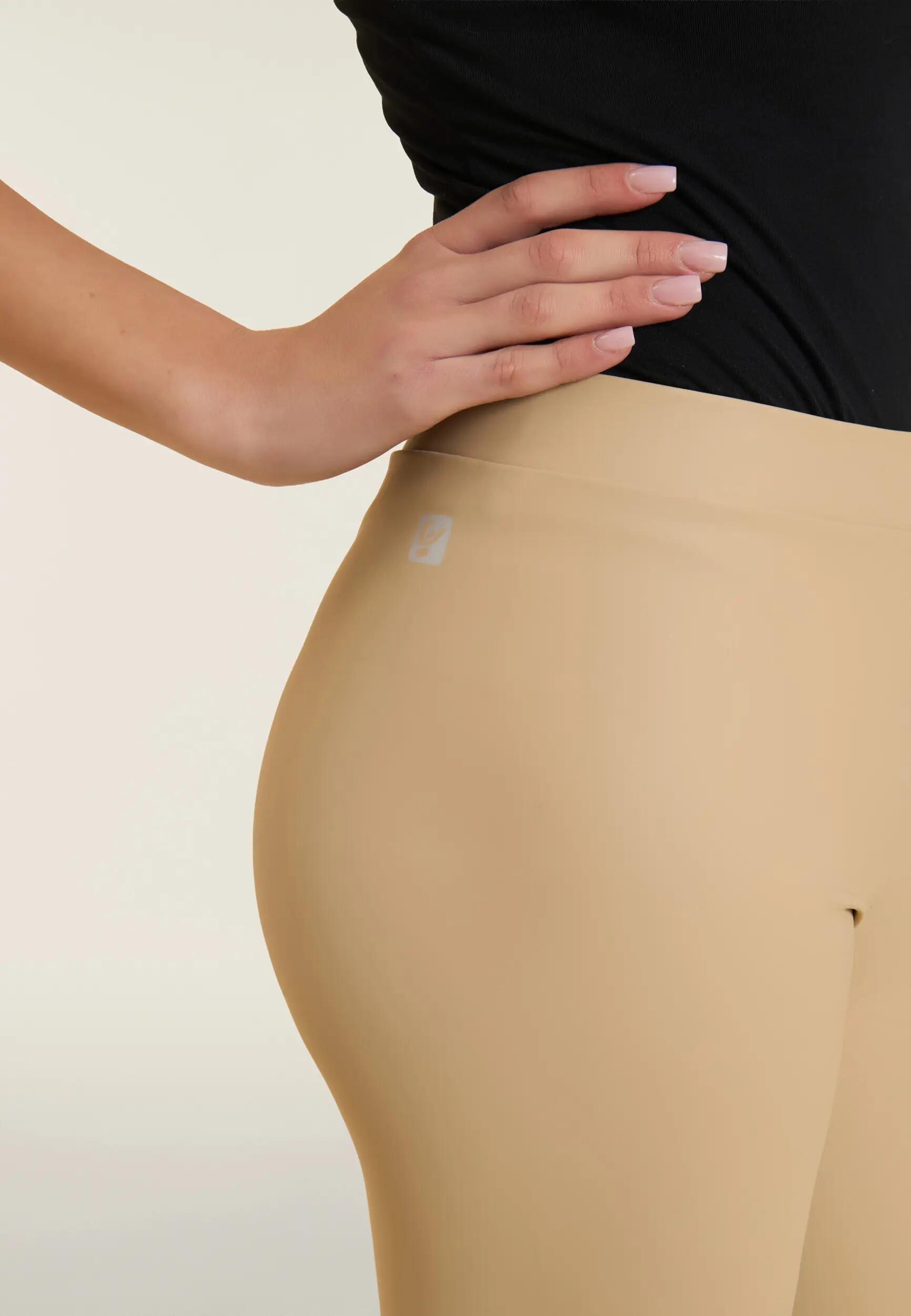 Leggings 7/8 con cintura regular en imitación cuero 4/7