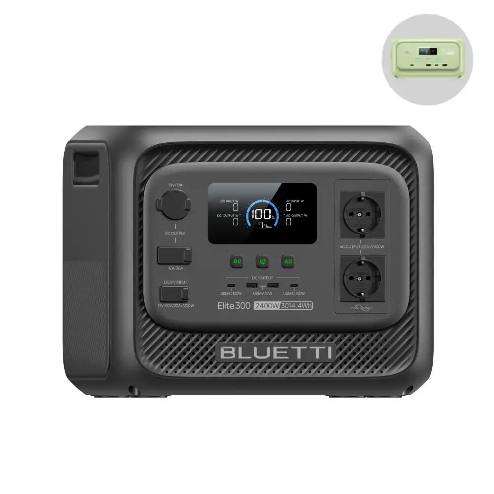 Захранваща станция Elite 300 BLUETTI 3014Wh за кемпери, къмпинг и домашен кемпер
