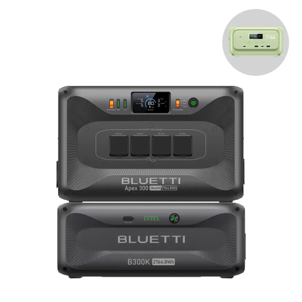 Apex 300 + B300K 5529Wh solar generator for home backup power,RV travel BLUETTI