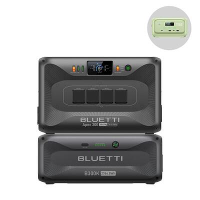Apex300 + b300k generator 5529wh noodstroom voor huis bij extreem weer bluetti
