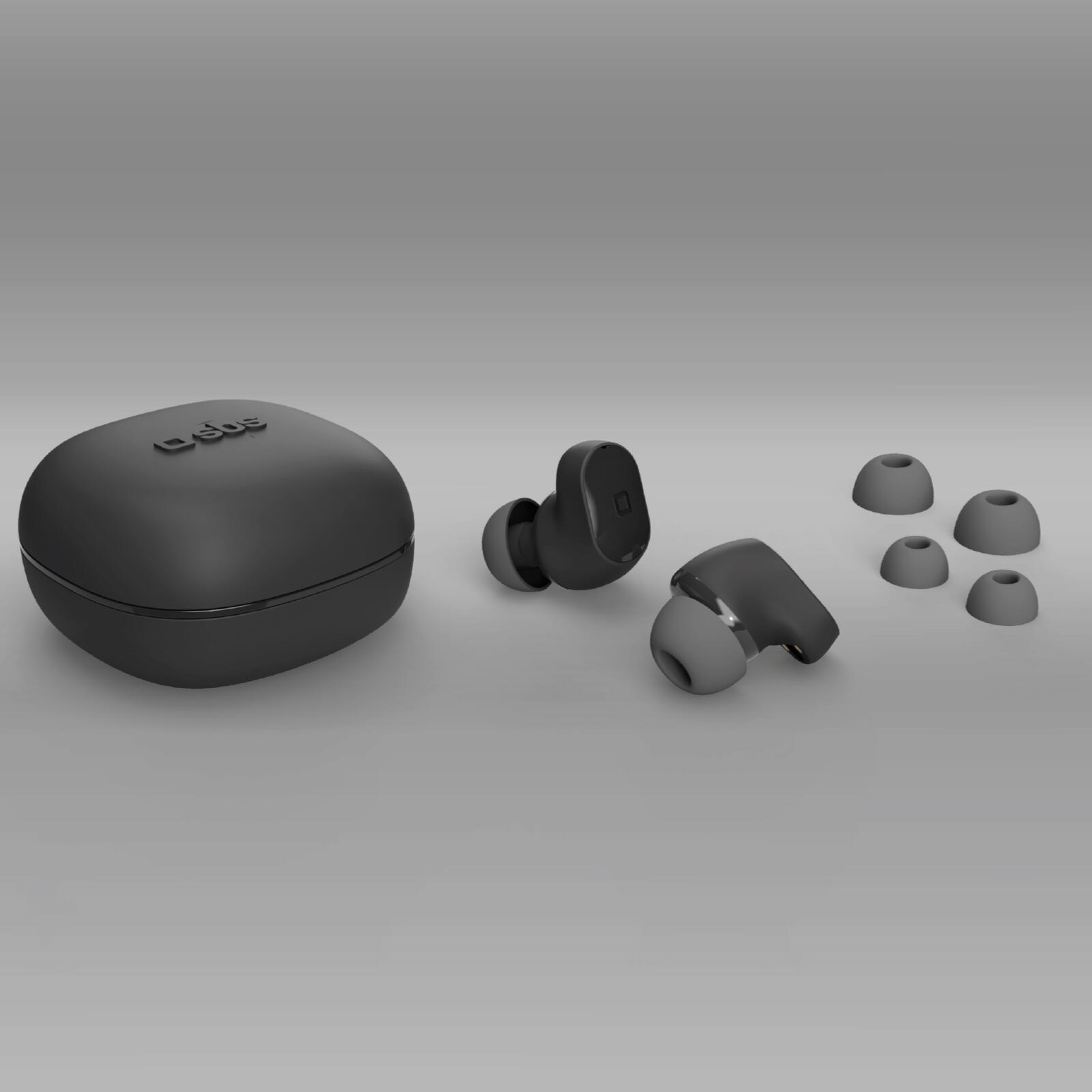 Cuffie Auricolari TWS Water Resistant IPX4 con Basetta di Ricarica 3/3