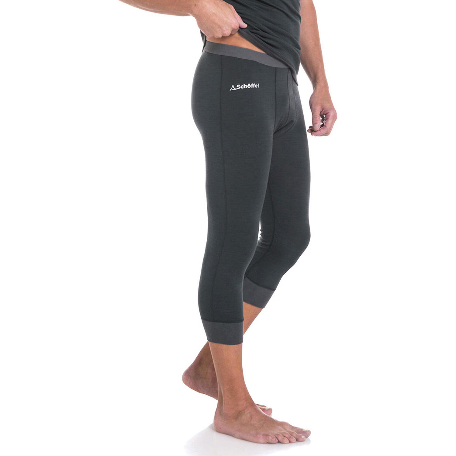 Herren Unterhose M MERINO SPORT PANTS SHORT 4/4