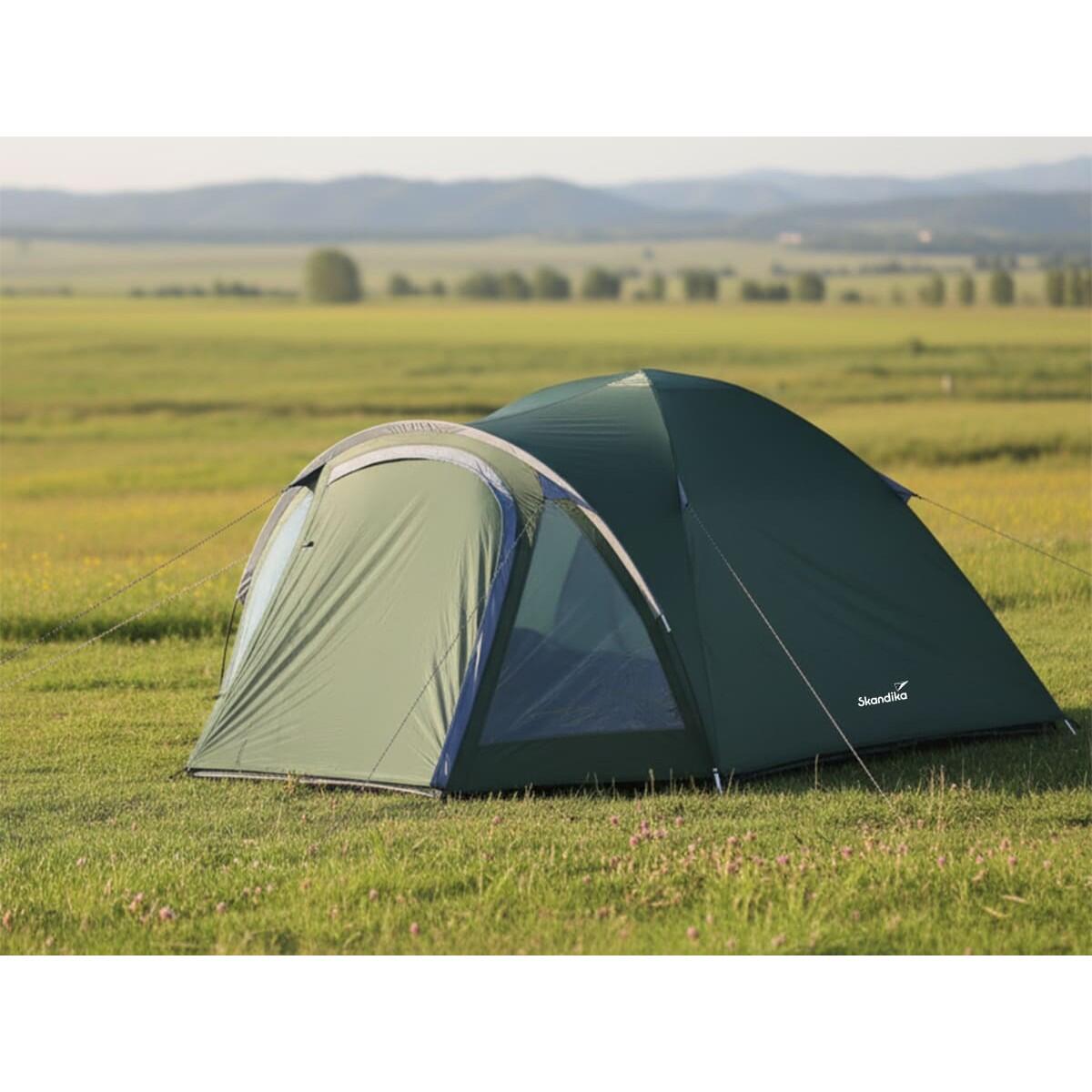 Tenda da campeggio a cupola con veranda Larvik 4 - Zanzariera - 1 cabina 3/8