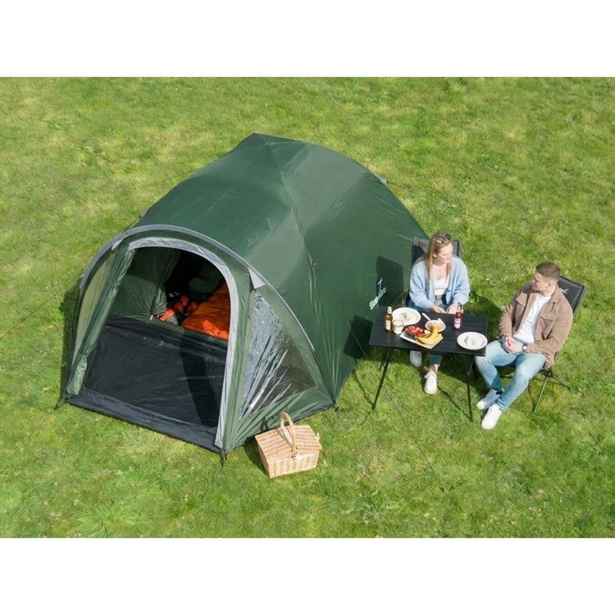 Tenda da campeggio a cupola con veranda Larvik 4 - Zanzariera - 1 cabina 6/8