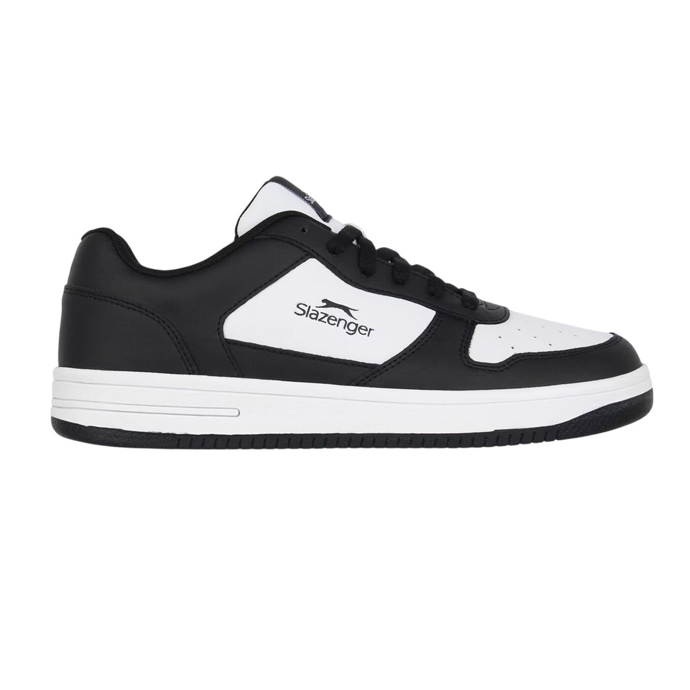 Slazenger Mens Tower Leather Low Trainers