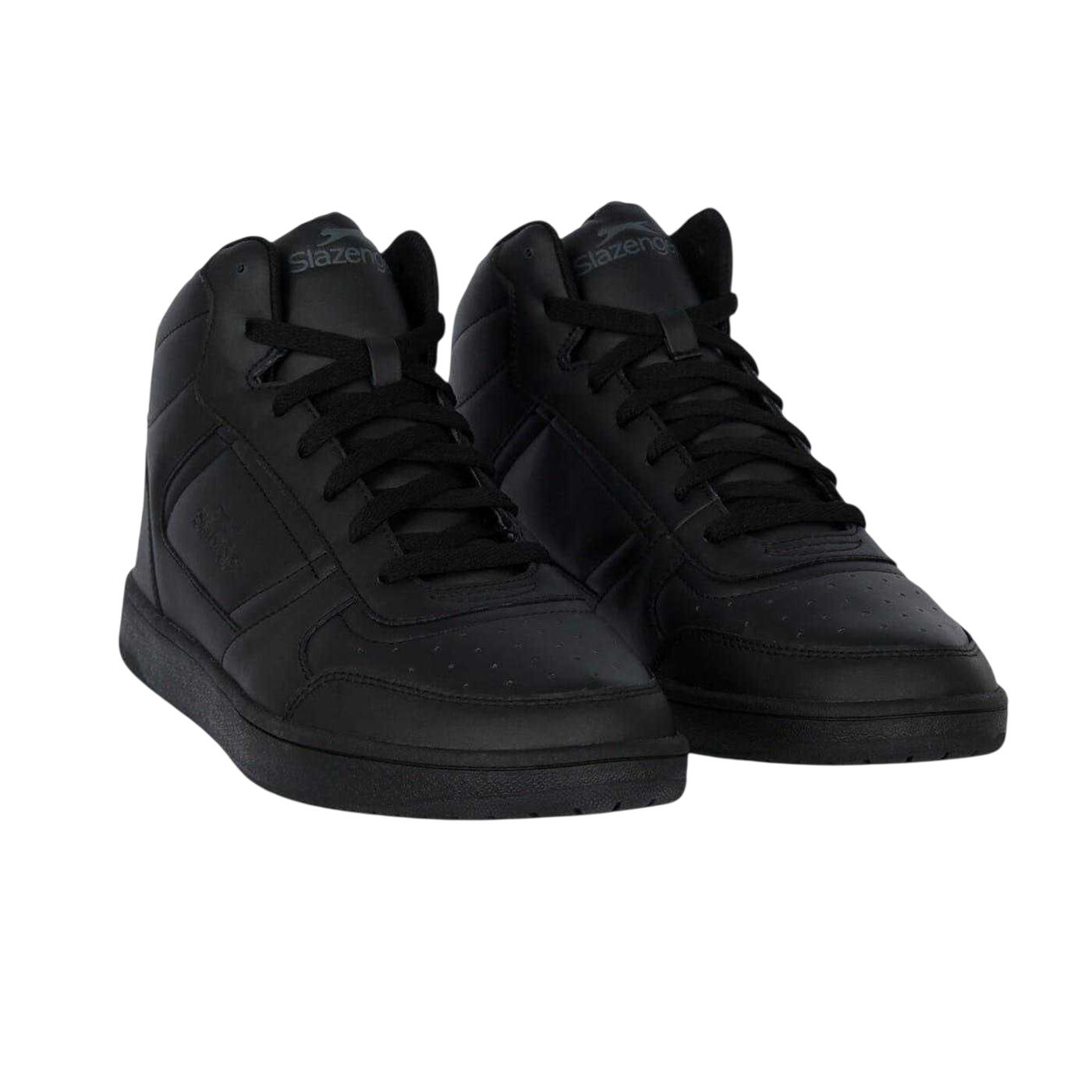 Slazenger Mens Tower Leather High Top Trainers