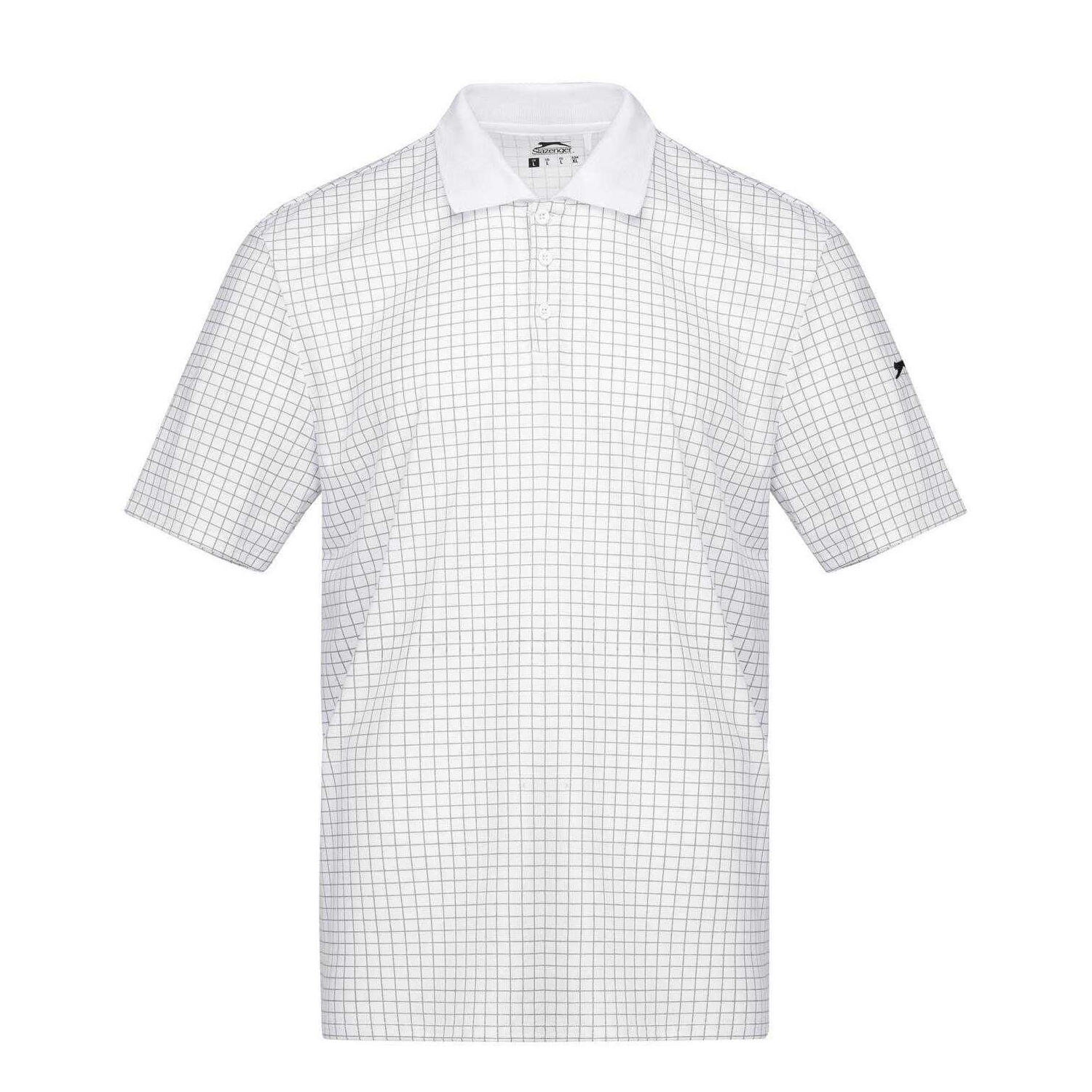 Slazenger Mens Chequered Golf Polo Shirt