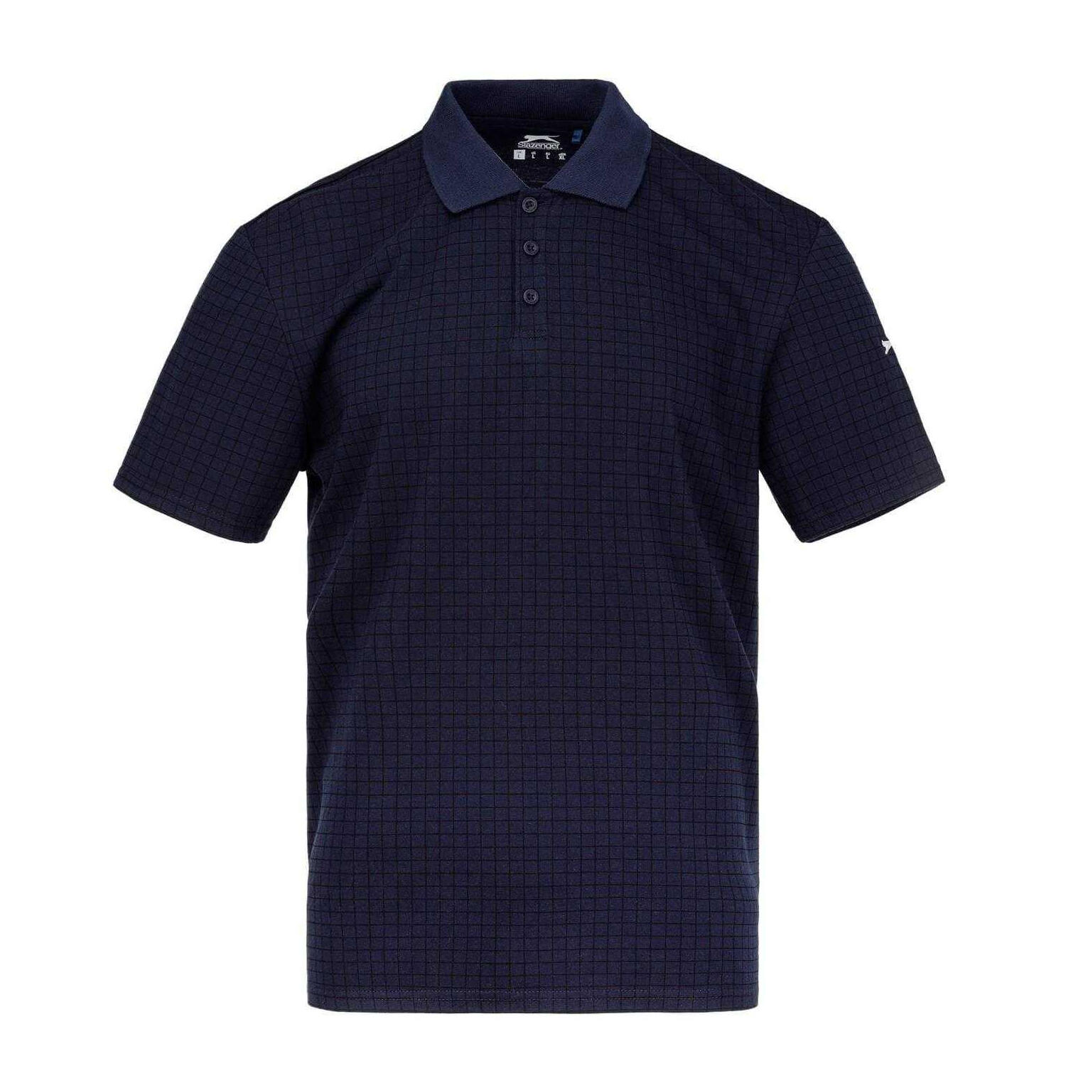 Slazenger Mens Chequered Golf Polo Shirt