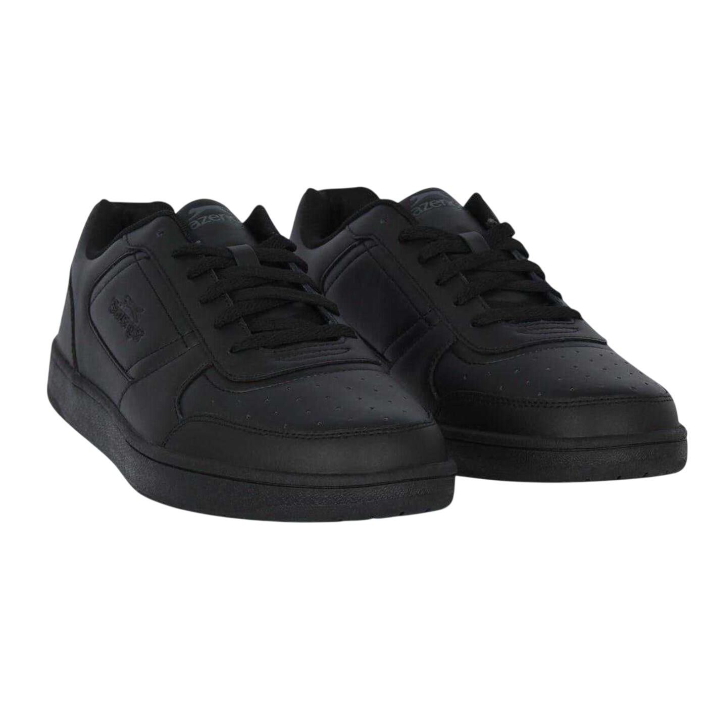 Slazenger Mens Tower Leather Low Trainers
