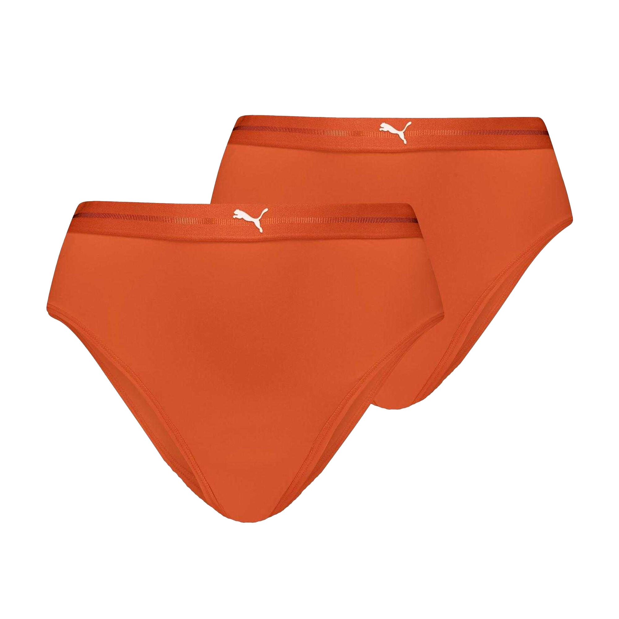 Puma Womens/Ladies High Rise Brazilian Briefs (Pack of 2)