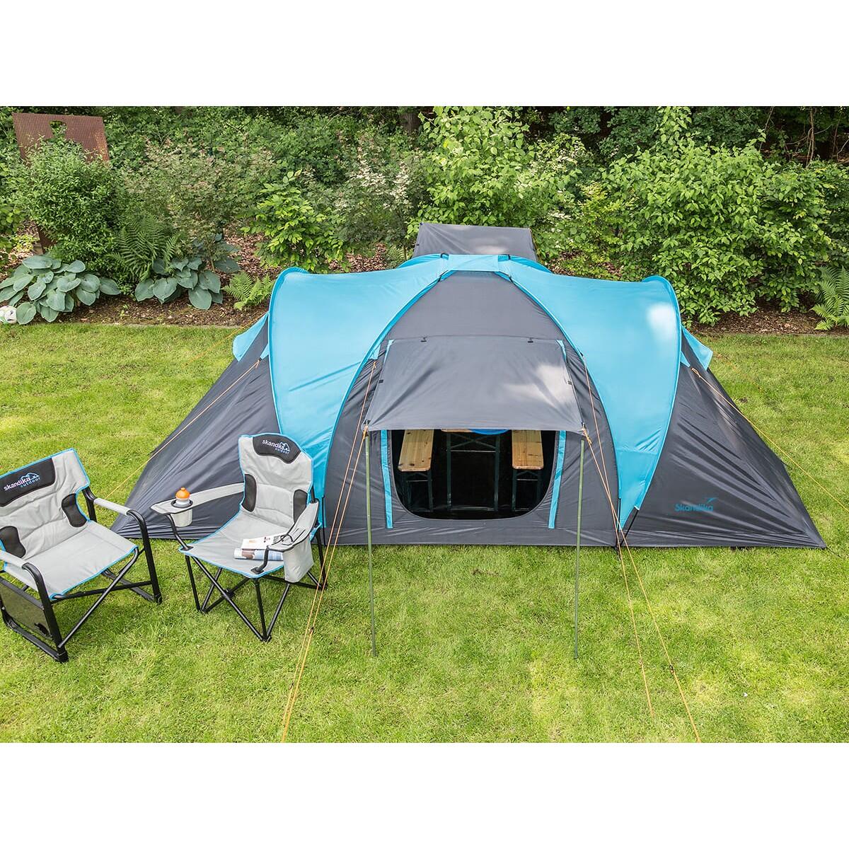Tente dôme familiale Hammerfest 4 Protect - sol cousu - 4 personnes - 2 cabines 3/8