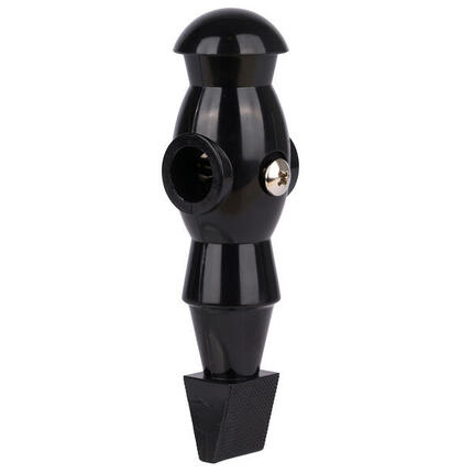 Kickerfigur für 13 mm Stangen Schwarz Einzeln Tischfußball Unisex Schwarz
