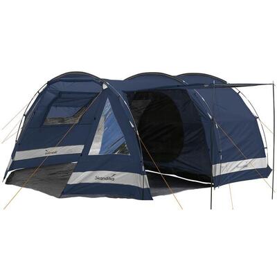 Tunneltent - kambo 4 - 4 personen - kamperen - 1 x donkere cabine - 3 ingangen