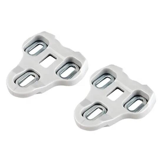 Coppia di tacchette mobili per pedali a 45° con viti e bulloni Roto Look Keo