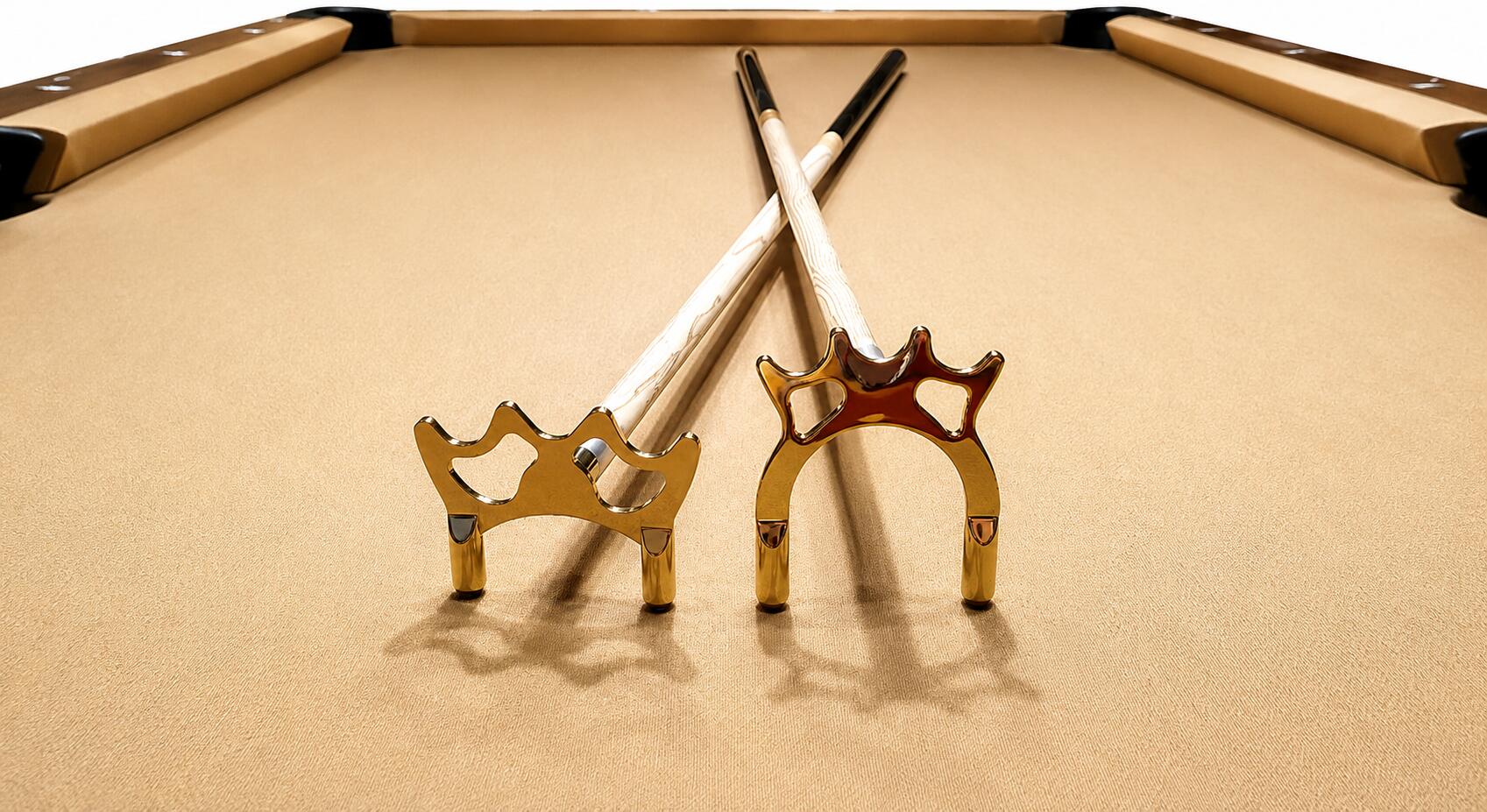 2 stecche a ponte in ottone piatte + alte in un set - stecca inclusa 2/5