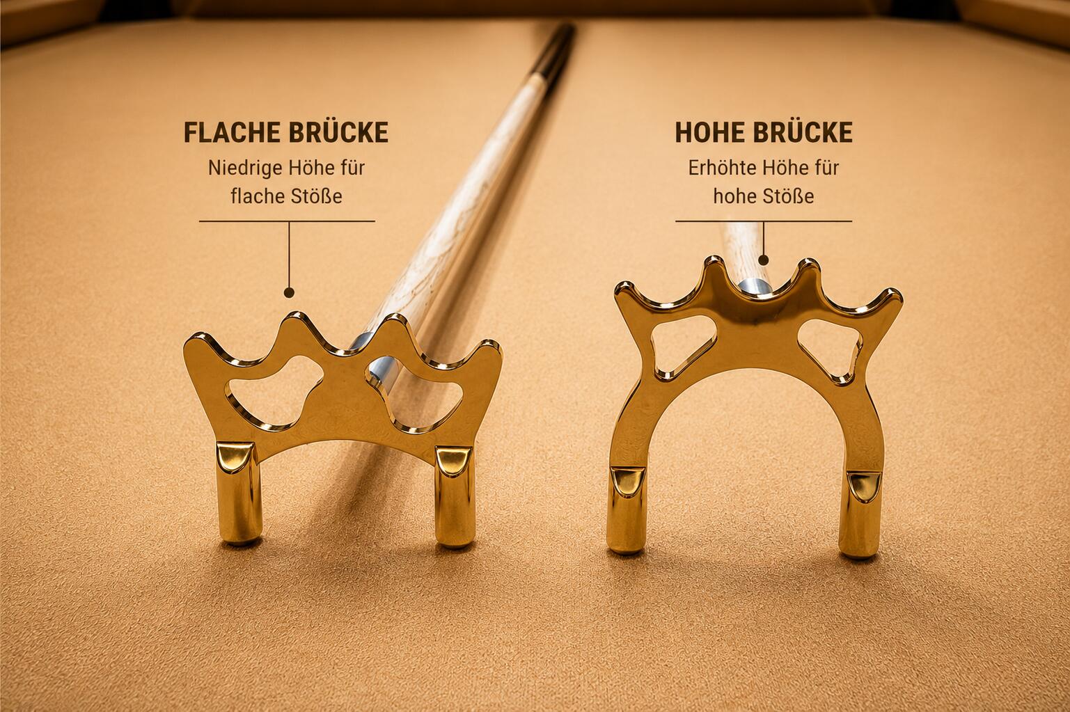 2 stecche a ponte in ottone piatte + alte in un set - stecca inclusa 5/5