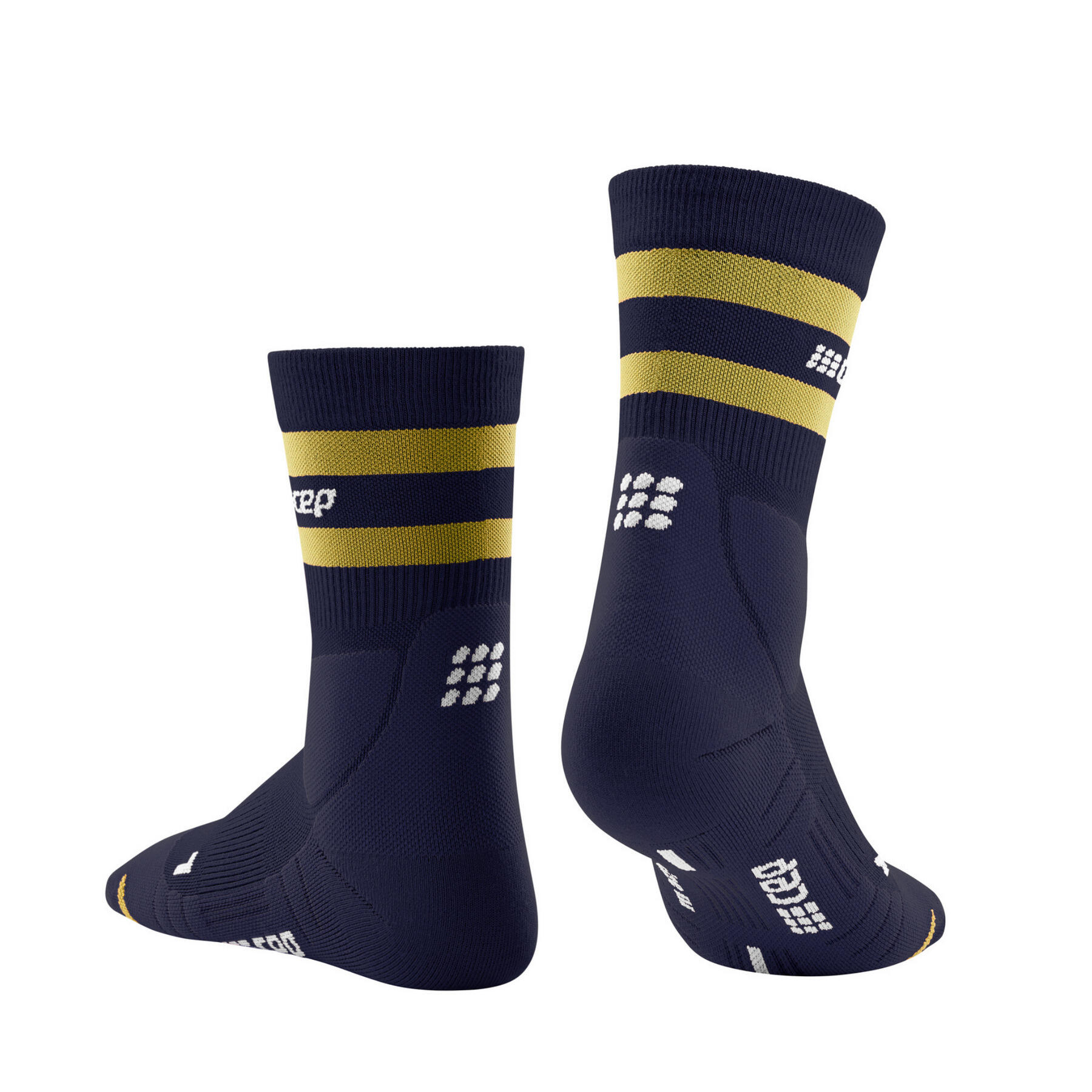 Chaussettes de compression mi-mollets de randonnée femme CEP Compression 80's 4/4
