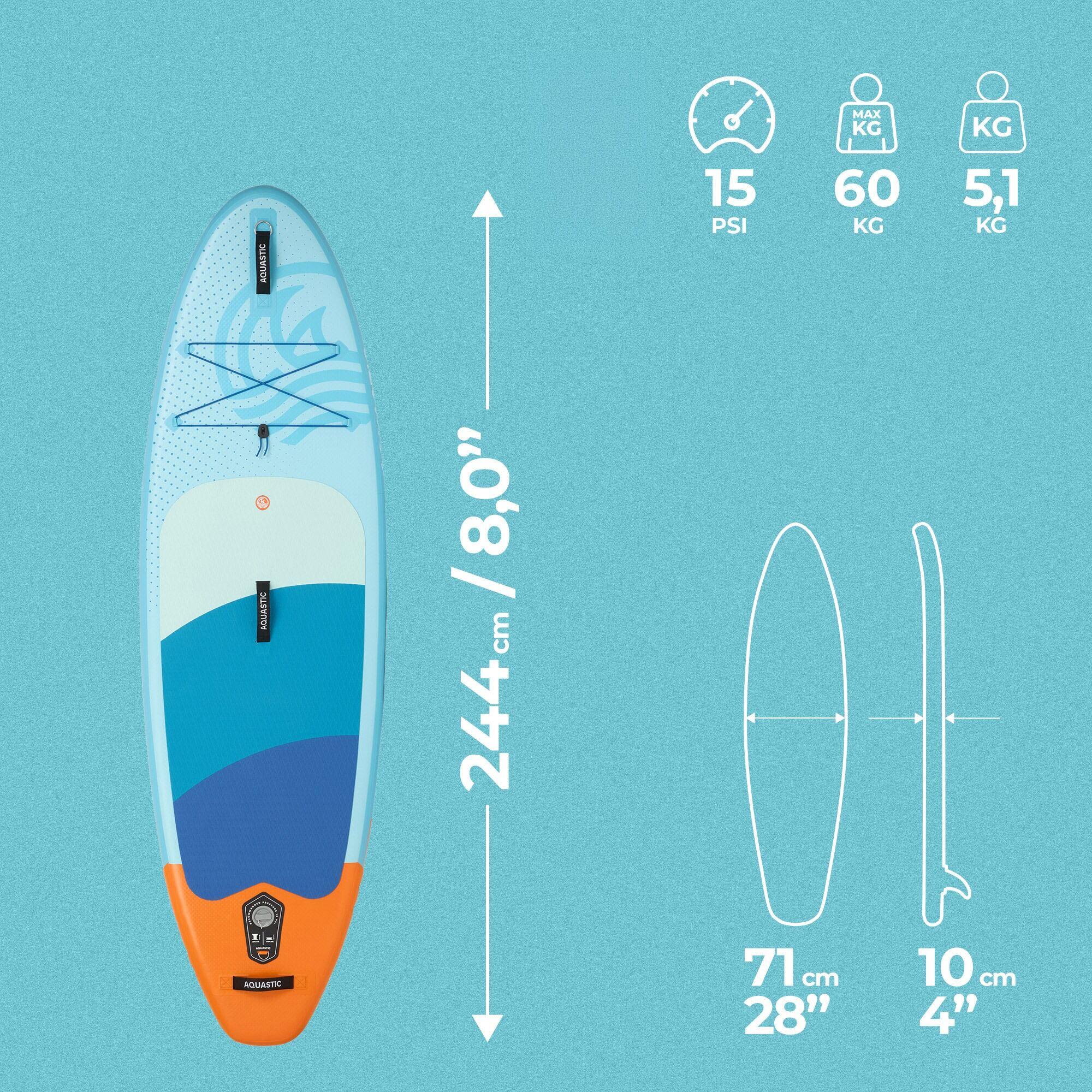 Planche SUP enfant AQUASTIC Perth 8'0" 3/7