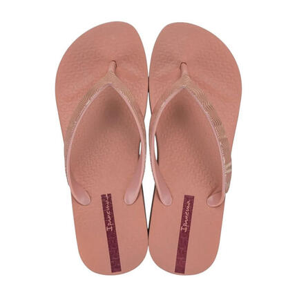Damen-Flip-Flops Ipanema Mesh X Plat Plateau-Sandalen Pink