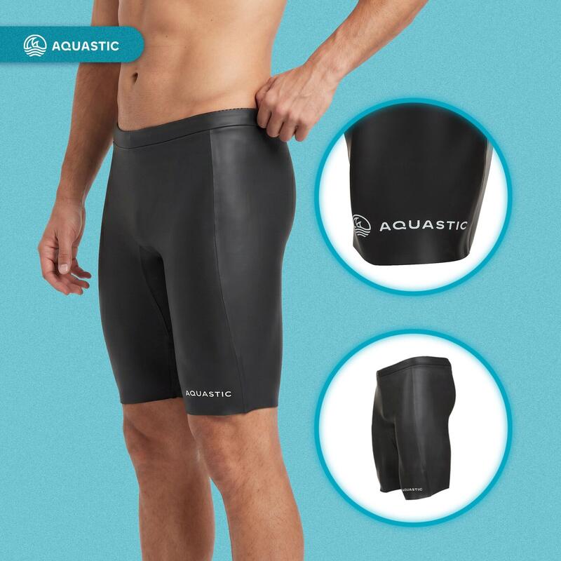 Pantaloni scurți din neopren pentru bărbați AQUASTIC OceanFlex 5/3 mm GLIDE SKIN