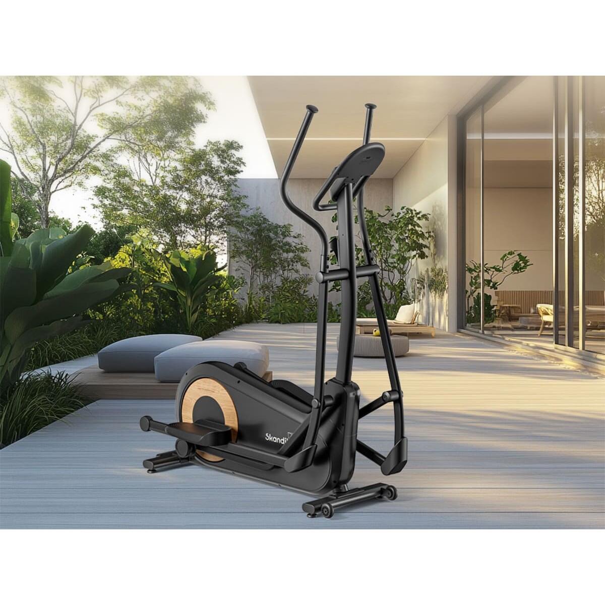 Skandika Vélo elliptique Carbon P24-RG, Vélo elliptique d'appartement, 16 Niveaux de Résistance, Auto-alimenté, Frein Magnétique, Écran LED, Bluetooth, Kinomap, Masse d'inertie 24KG, Max 150KG Skandika Vélo elliptique Carbon P24-RG, Vélo elliptique d'appartement, 16 Niveaux de Résistance, Auto-alimenté, Frein Magnétique, Écran LED, Bluetooth, Kinomap, Masse d'inertie 24KG, Max 150KG