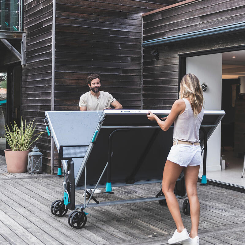 Cornilleau 300X Sport Outdoor Masa Tenisi Masası Gri