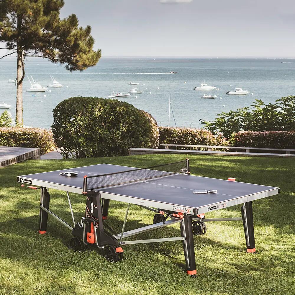 Cornilleau 600X Performance Outdoor Masa Tenisi Masası Gri 4/7