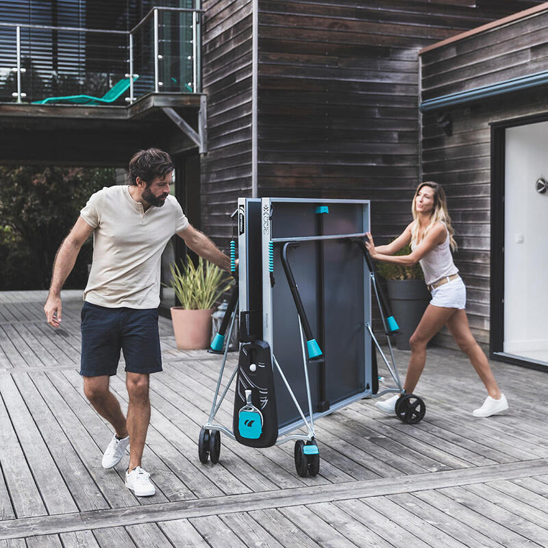 Cornilleau 300X Sport Outdoor Masa Tenisi Masası Gri