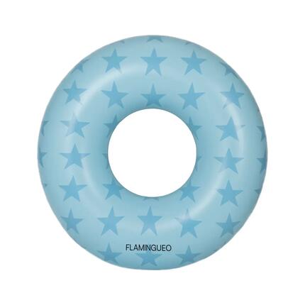 Flamingueo Giant Donut Float Stars PVC Blaue Poolmatte
