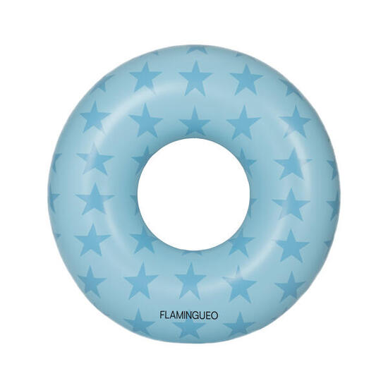 Flamingueo Giant Donut Float Stars PVC Blaue Poolmatte