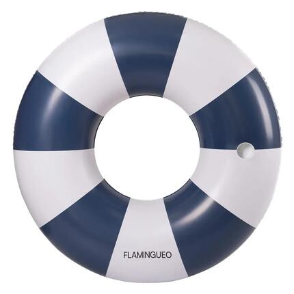 Flamingueo Giant Donut Bicolor Float PVC Poolmatte Blau