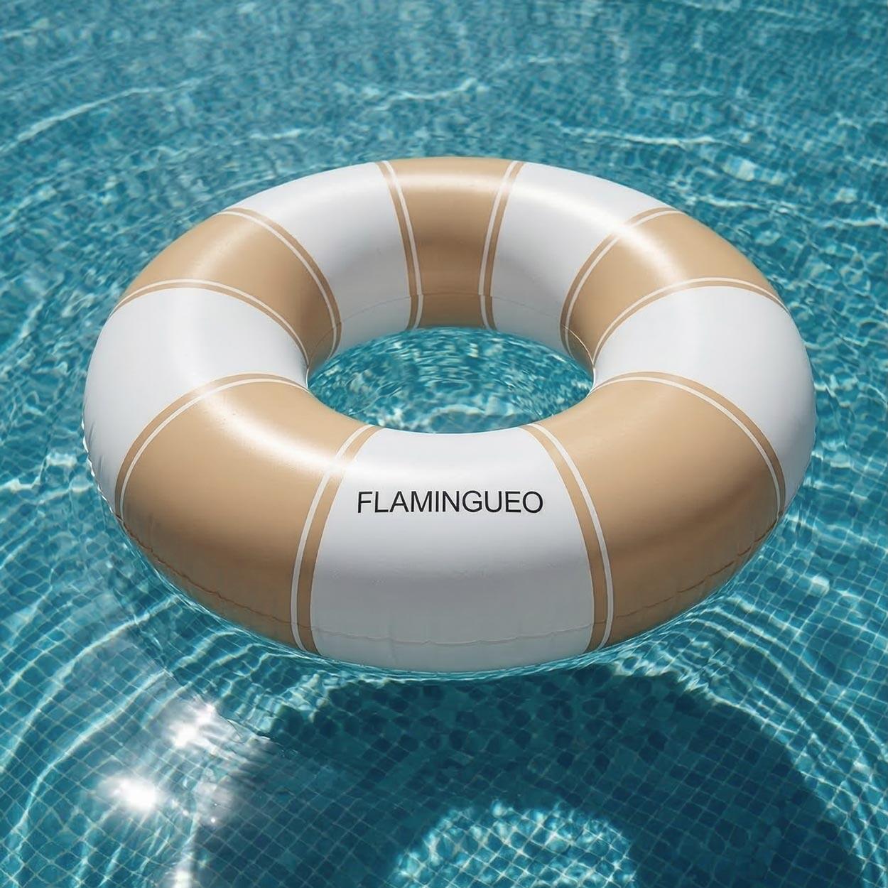 Flamingueo Flotador hinchable PVC donut azul 2/4
